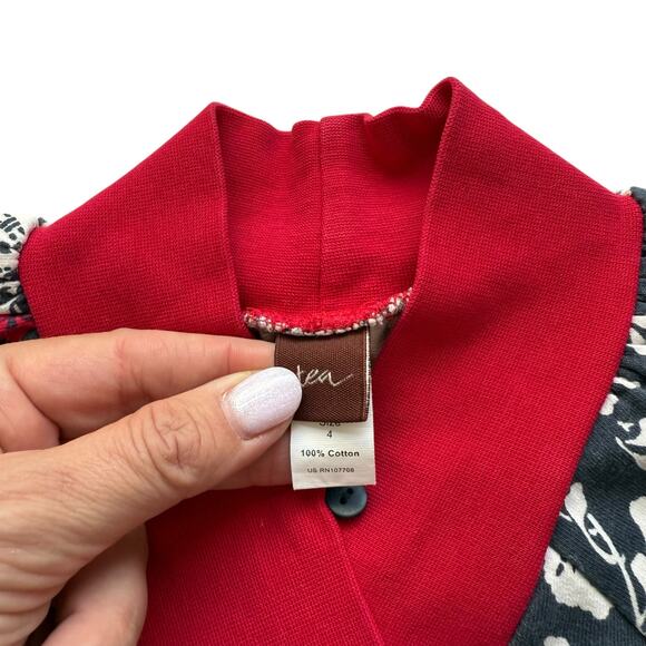 Tea Collection Shibuya Floral Dress Size 4 - Picture 4 of 4